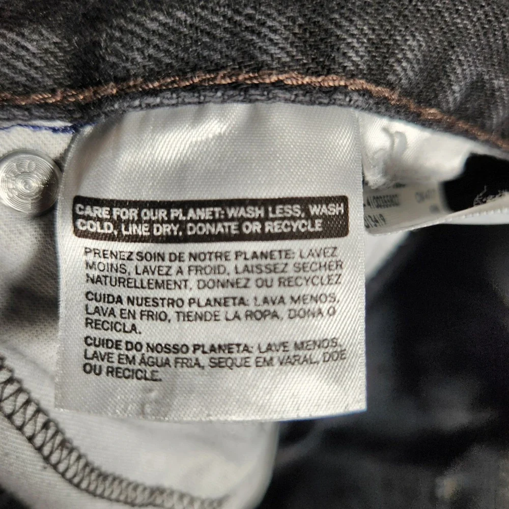 Levi's Jeans‎ Men's 505 38X32 Denim Black Pre-Owned
